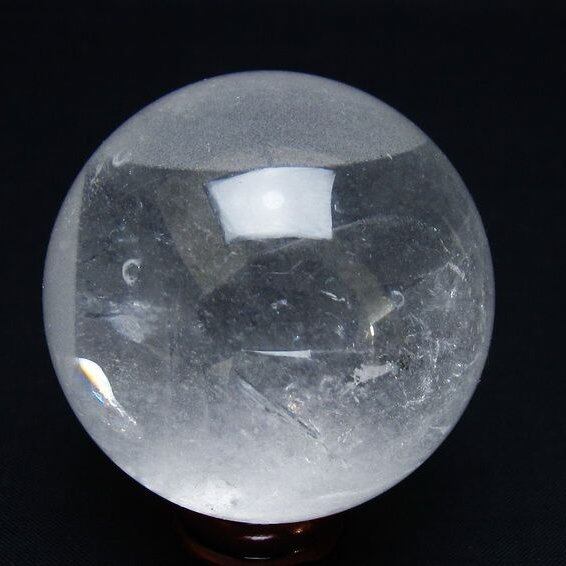 水晶 丸玉 55mm スフィア 置物 水晶玉 一点物 151-8952