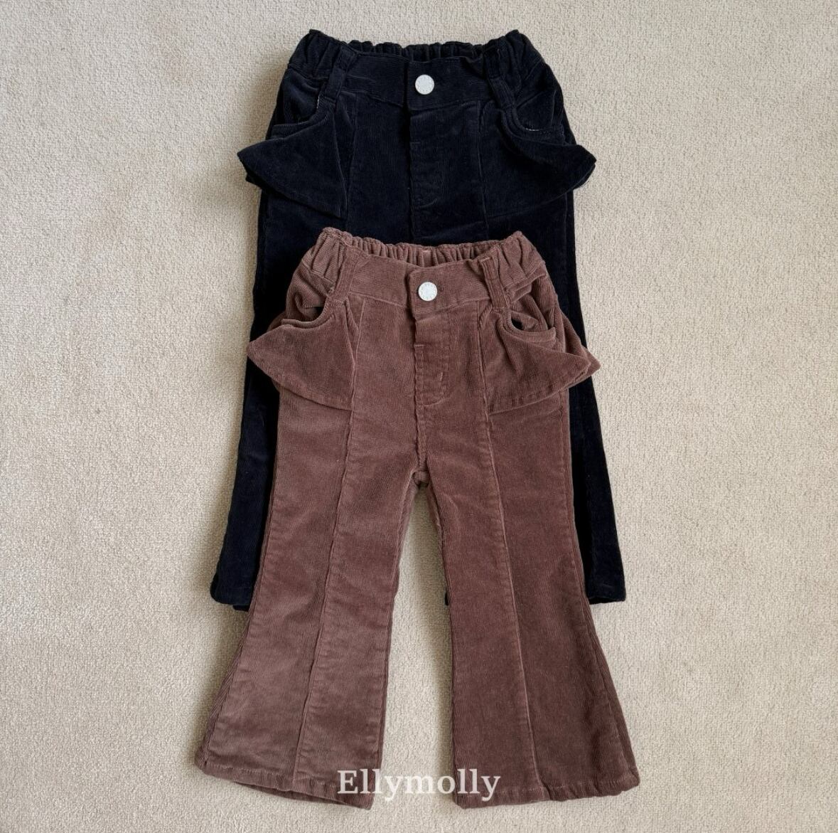 【予約商品】ELLY MOLLY / Celly Peach Frill Boots Cut