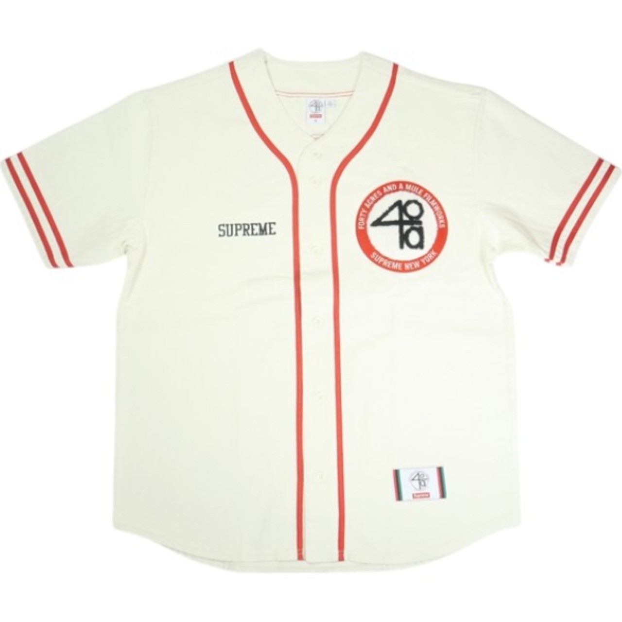 Size【M】 SUPREME シュプリーム ×40 Acres 25SS Twill Baseball 