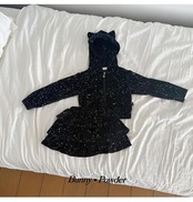 韓国子供服 / 26winter / BUNNYPOWDER / パーティーキャットフードジップアップ / キッズ / 冬服 *S~4XL*