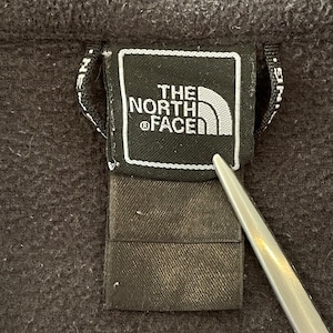 【THE NORTH FACE】フリースジャケット 中間着 ワンポイントロゴ 刺繍ロゴ バックロゴ ジップアップ フルジップ XL相当 ノースフェイス US古着