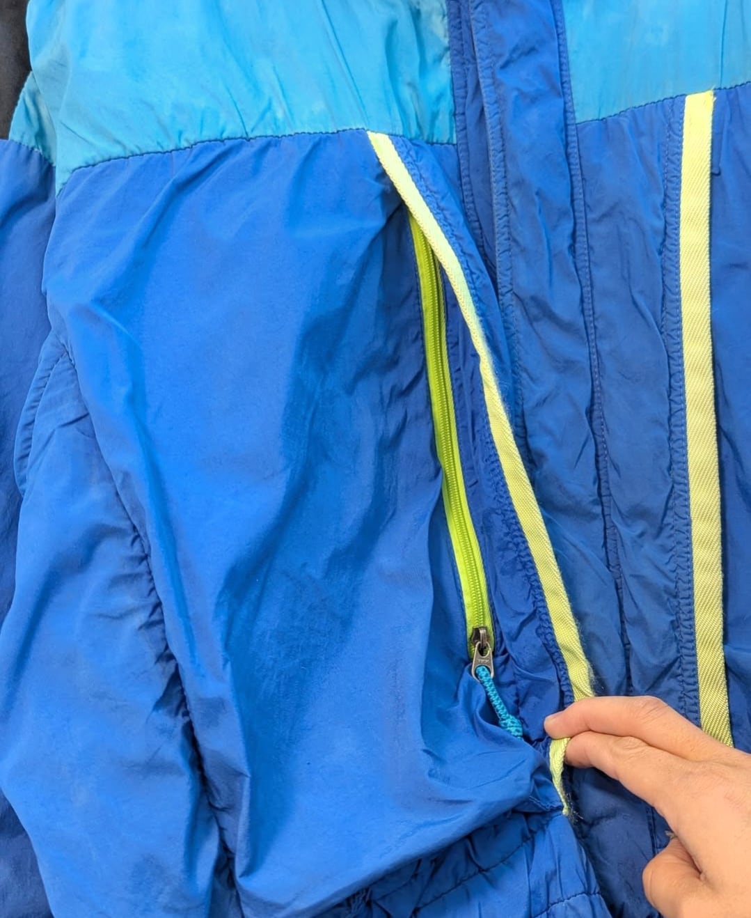 [BLUEさん]Nike ACG Mountain Parker 90s Vintage 90s Nike ACG Mountain Parka Jacket Size M Blue