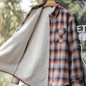 Plaid Fleece Lining Warm Shirt / チェック フリース ライニング ワーム シャツ
