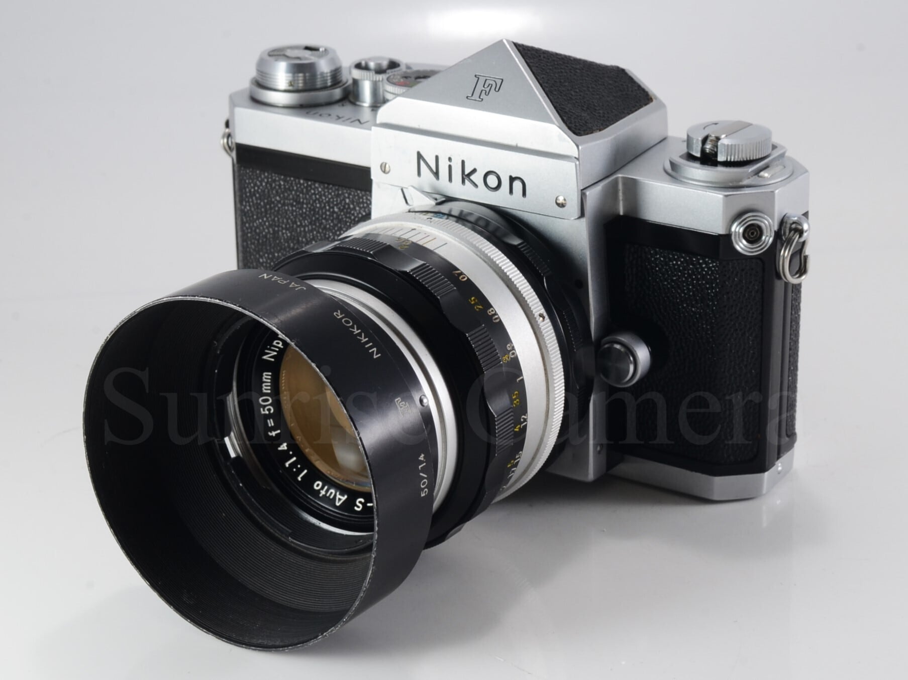 中古】Nikon F アイレベル / 非Ai Nikkor S Auto 50mm F1.4 整備済
