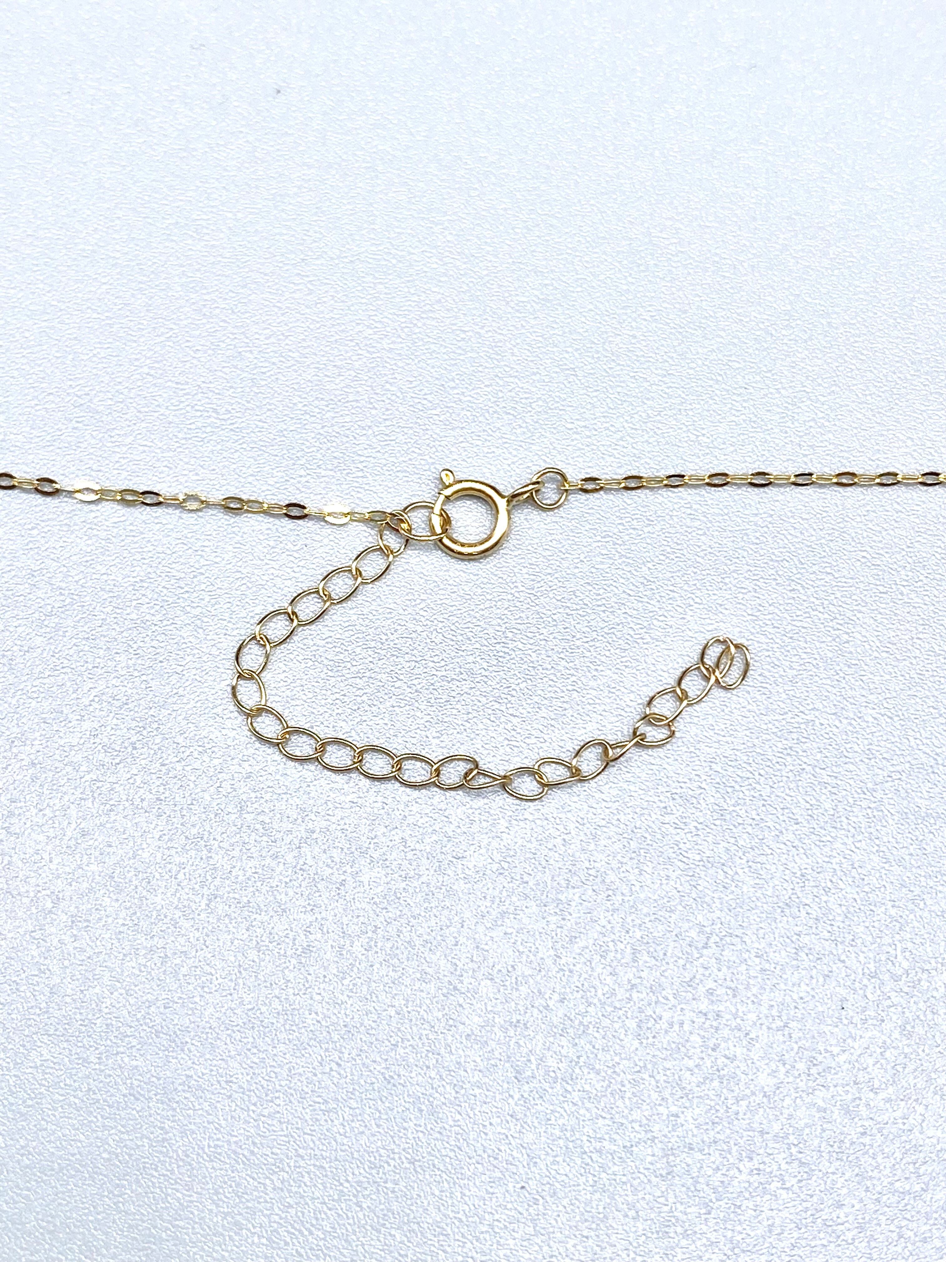 レインボーガーネット 3.30ct G18K/K18 ネックレス