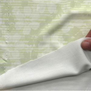 ★CT857◆オーダー50cm単位◆ポリエステル100%プリントメッシュニット生地◆花柄◆ライトグリーン