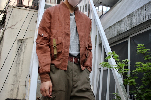 【online限定】linen blouson