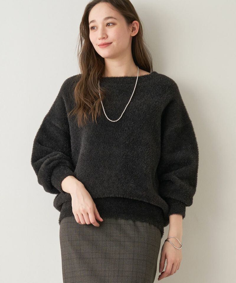 MICA&DEAL マイカアンドディール】SHAGGY LAME PULLOVER シャギーラメ