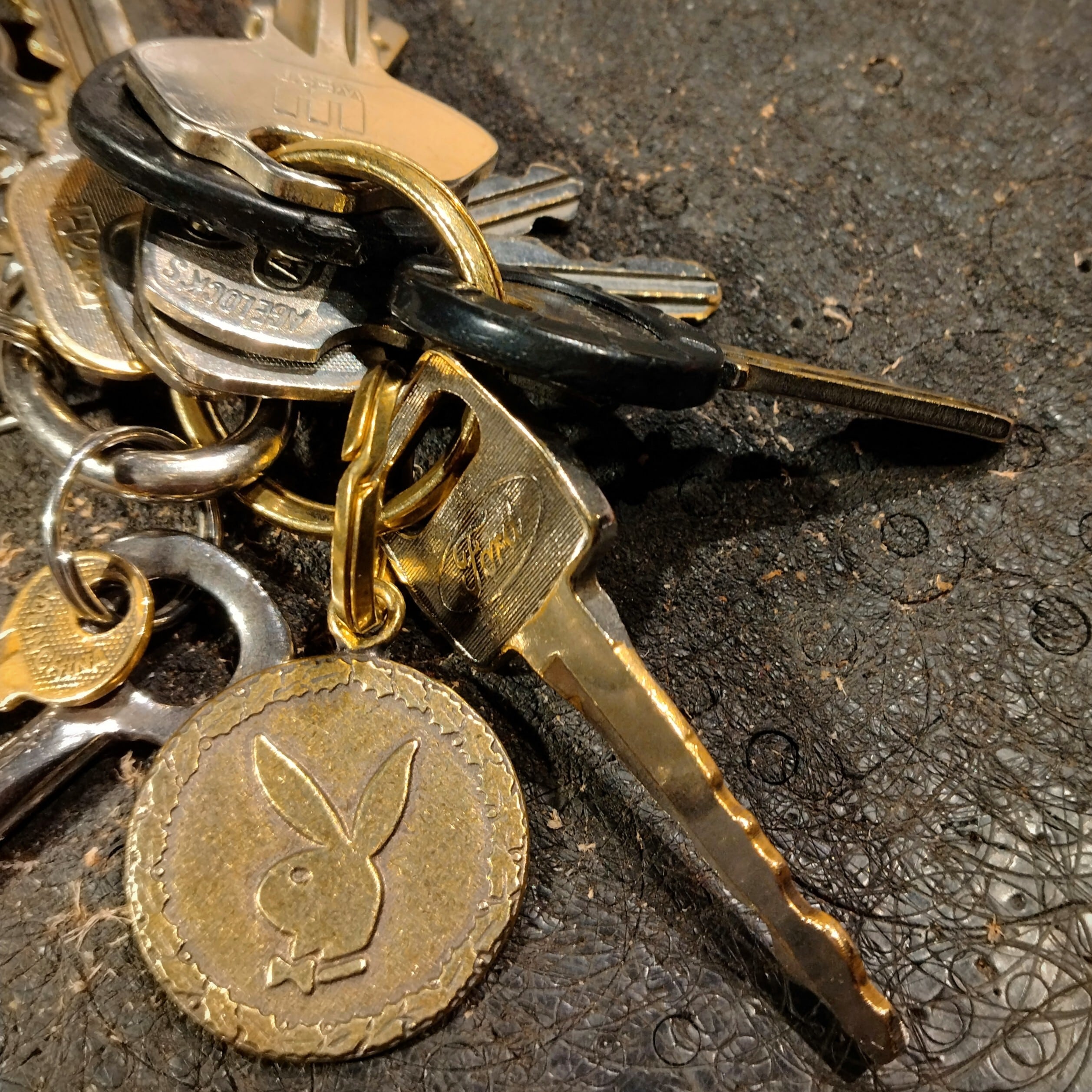 PlayBoy Spinner Key Chain / 2800yen / プレイボーイキーホルダー真鍮