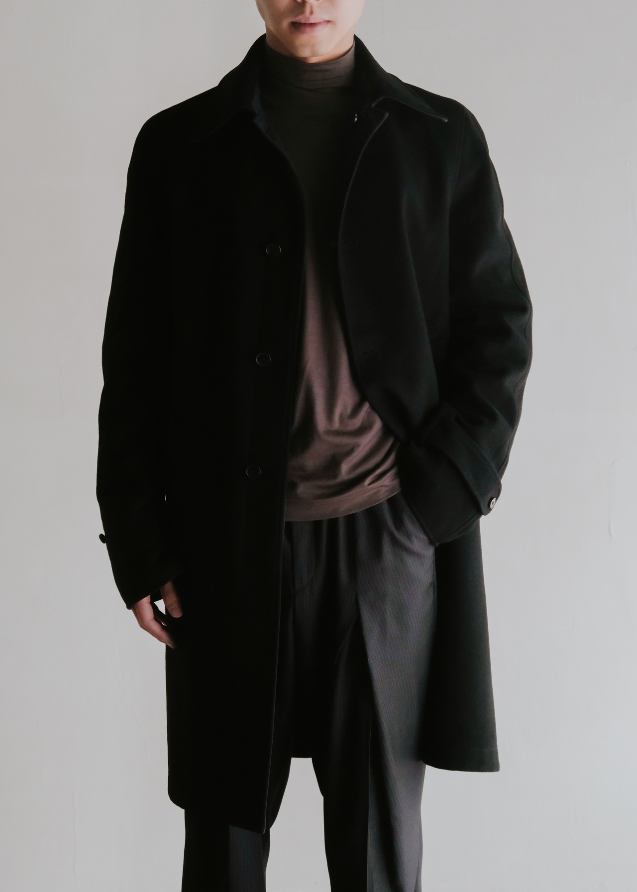 CoSTUME NATIONAL HOMME 06AW reversible split raglan balmacaan coat