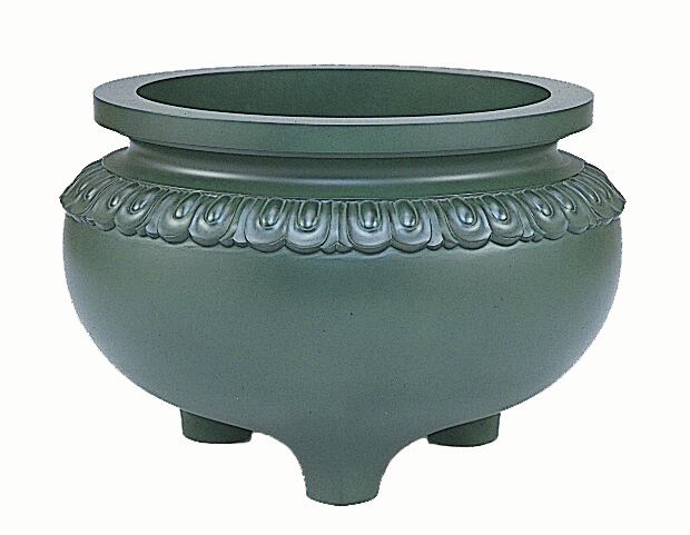 肩蓮華共足香炉 4尺