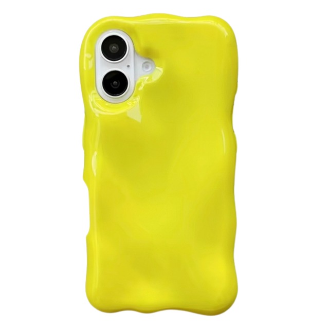 【iPhone 15/14/13/SE/8/7シリーズ専用ページ】溶けたドロドロケース（ゆず）