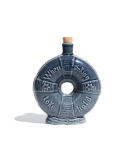 EARLY 1900's BLUE CERAMIC BOTTLE