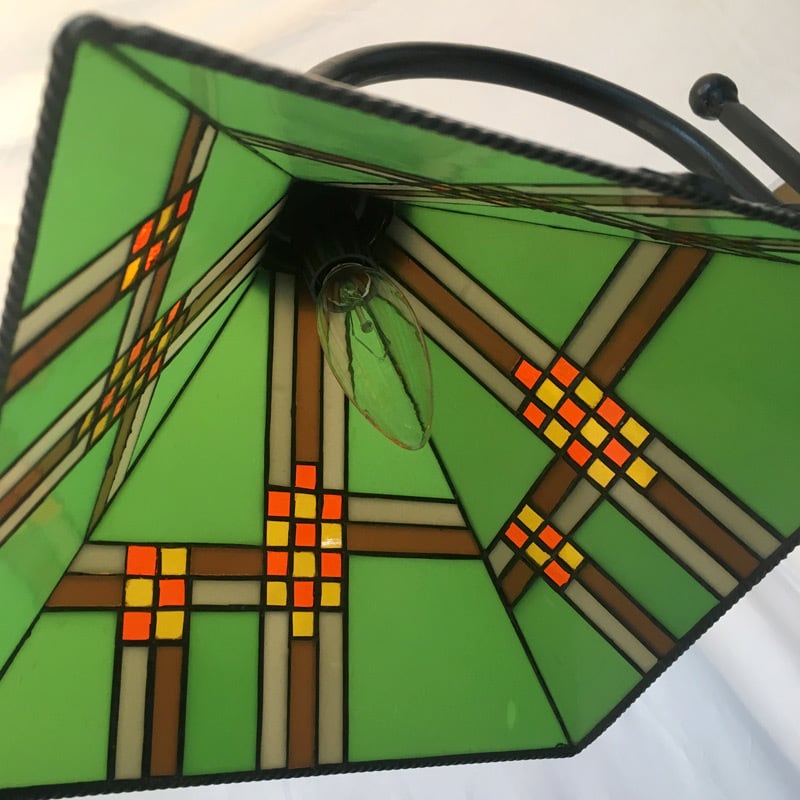 ステンドグラス 】フランクロイドライトスタイルフロアー_YY