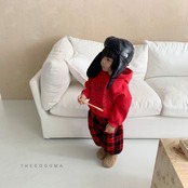 【取寄】THE GOGUMA チェックバルーンジョガーパンツ|冬服|韓国子供服