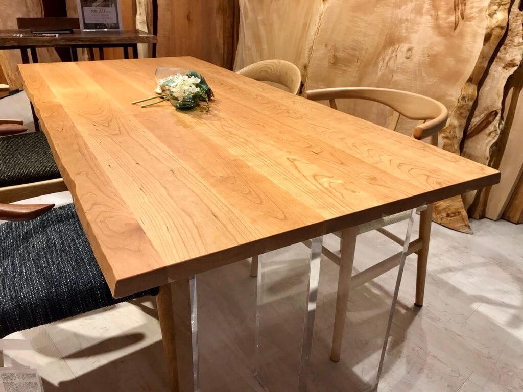 アメリカンブラックチェリー7PIECES_1800×840×30_横浜元町店_テーブル