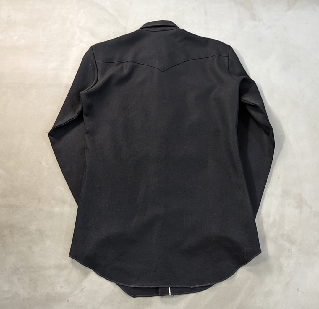70s~ H bar C embroidery western shirt black! 小岩店 | What'z up