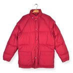 70s シェラデザイン ヴィンテージ ダウンジャケット 旧タグ レッド SIERRA DESIGNS サイズS 古着 DD0499