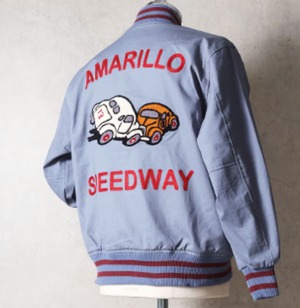 HOUSTON / CAR CLUB JACKET(AMARILLO)  / BLUE BROWN