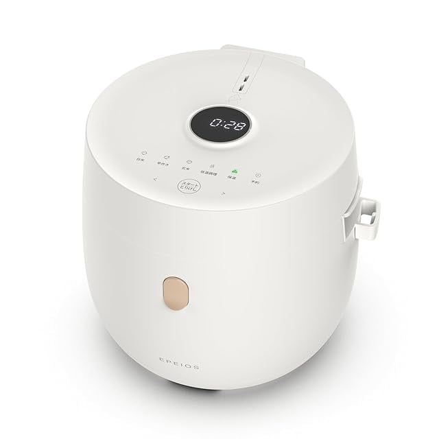 olayks 炊飯器 2合 一人暮らしミニ炊飯器 1.2リットル 取っ手付きの内