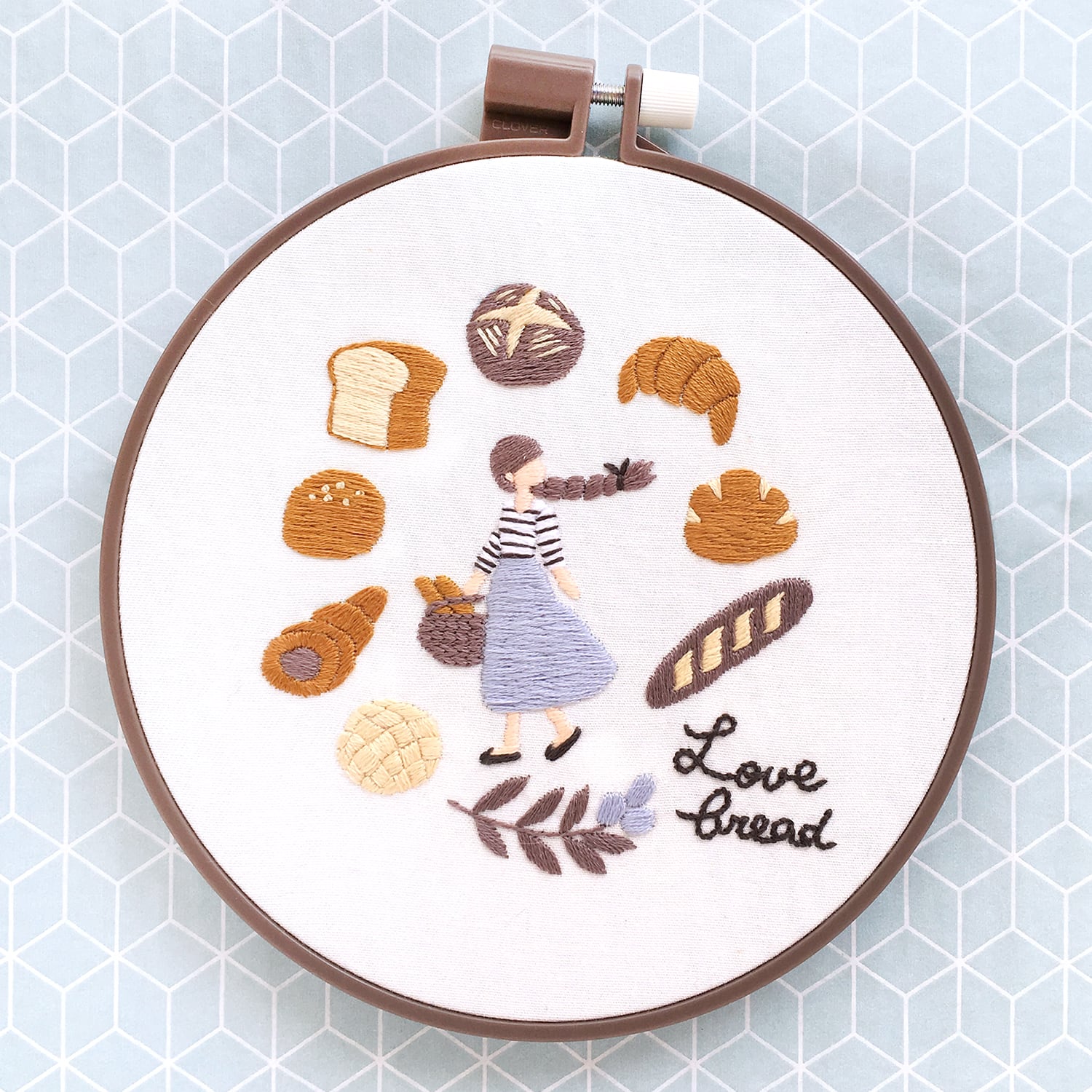 パン屋さんめぐり』刺繍キット | Net store アンナとラパン