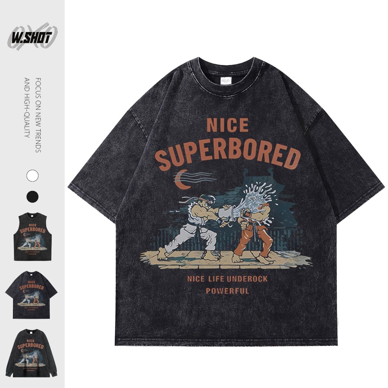 VINTAGE ストリート The King of Fighters Tシャツ T1015