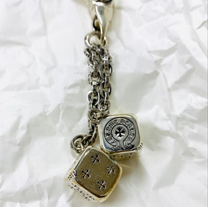 クロムハーツ　ダブルダイス CHROME HEARTS クロムハーツ DICE DBL ダブルダイス シルバー