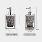 ソープディスペンサー︱ハンドソープボトル 270ml 透明 クリア 北欧 韓国インテリア モダン ホテルライク 洗面所 キッチン おしゃれ
