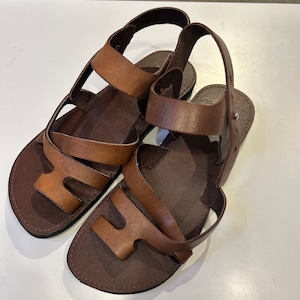 Ⓝ ripple LEATHER SANDAL
