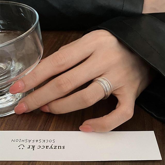 suzyaccニッチなデザインシルバーリング