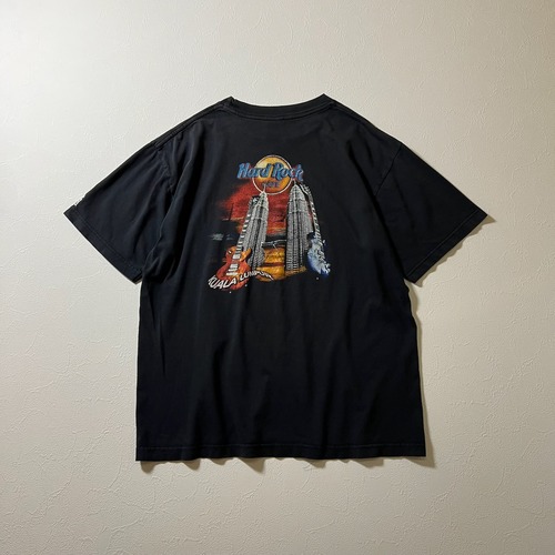 90s〜00s Hard Rock　両面プリント　Tシャツ　ハードロック　ブラック 古着