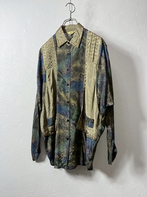 90’s studs art design shirt vintage