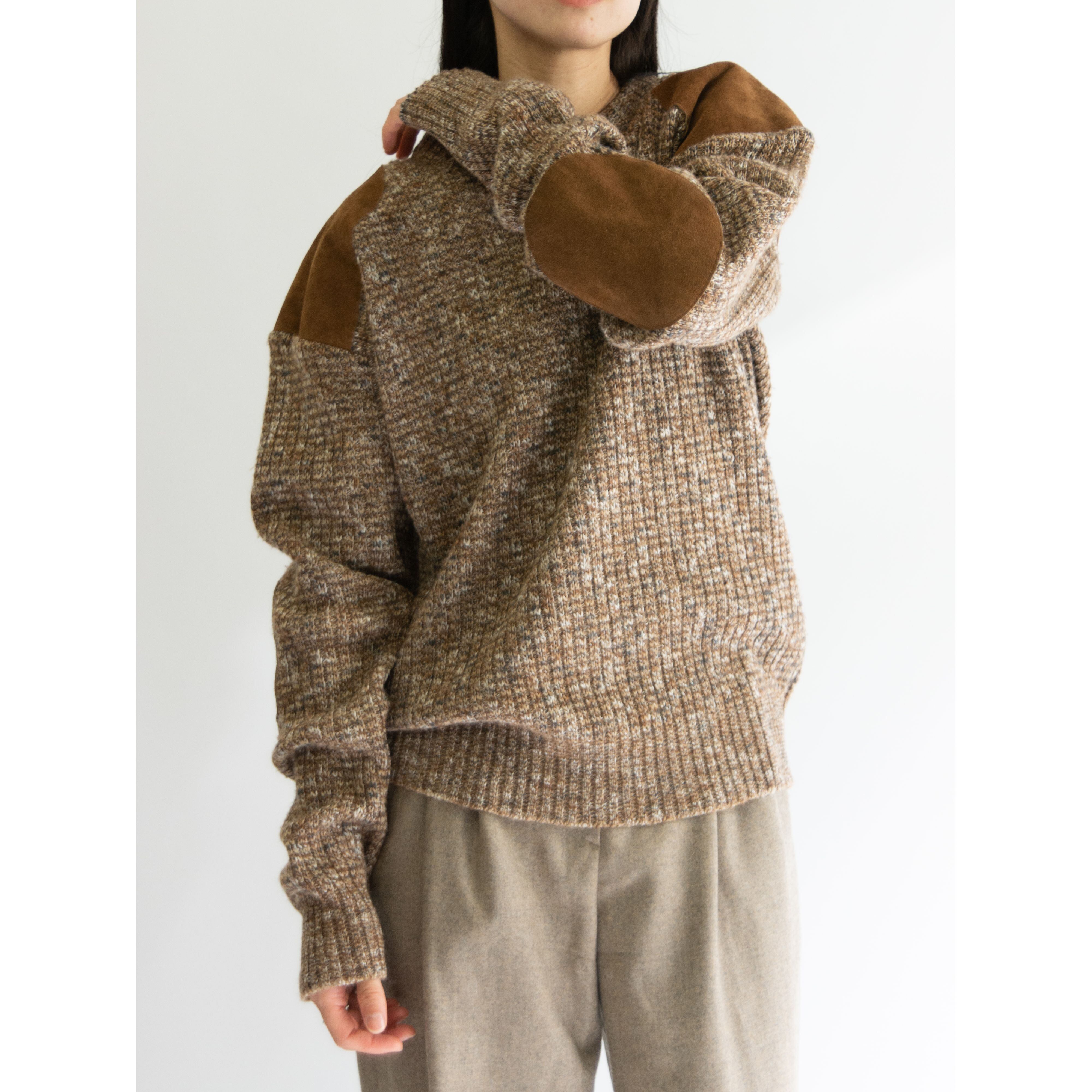 【Creation Scheitlin】Made in Switzerland Polyacryl-Wool Commando Sweater（スイス製 アクリルウールコマンドセーター ニット）