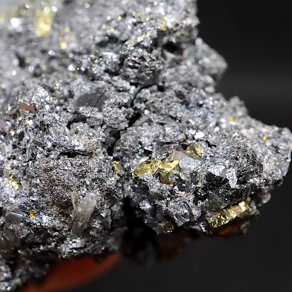 SALE※ 黄銅鉱 + テトラヘッドライト 安四面銅鉱 コロラド産 123