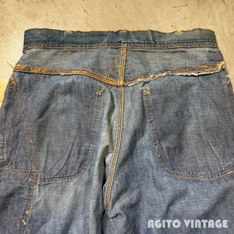 60's~ Lee 191Z リー デニムペインターパンツ 黒タグ 42TALON ペンキ