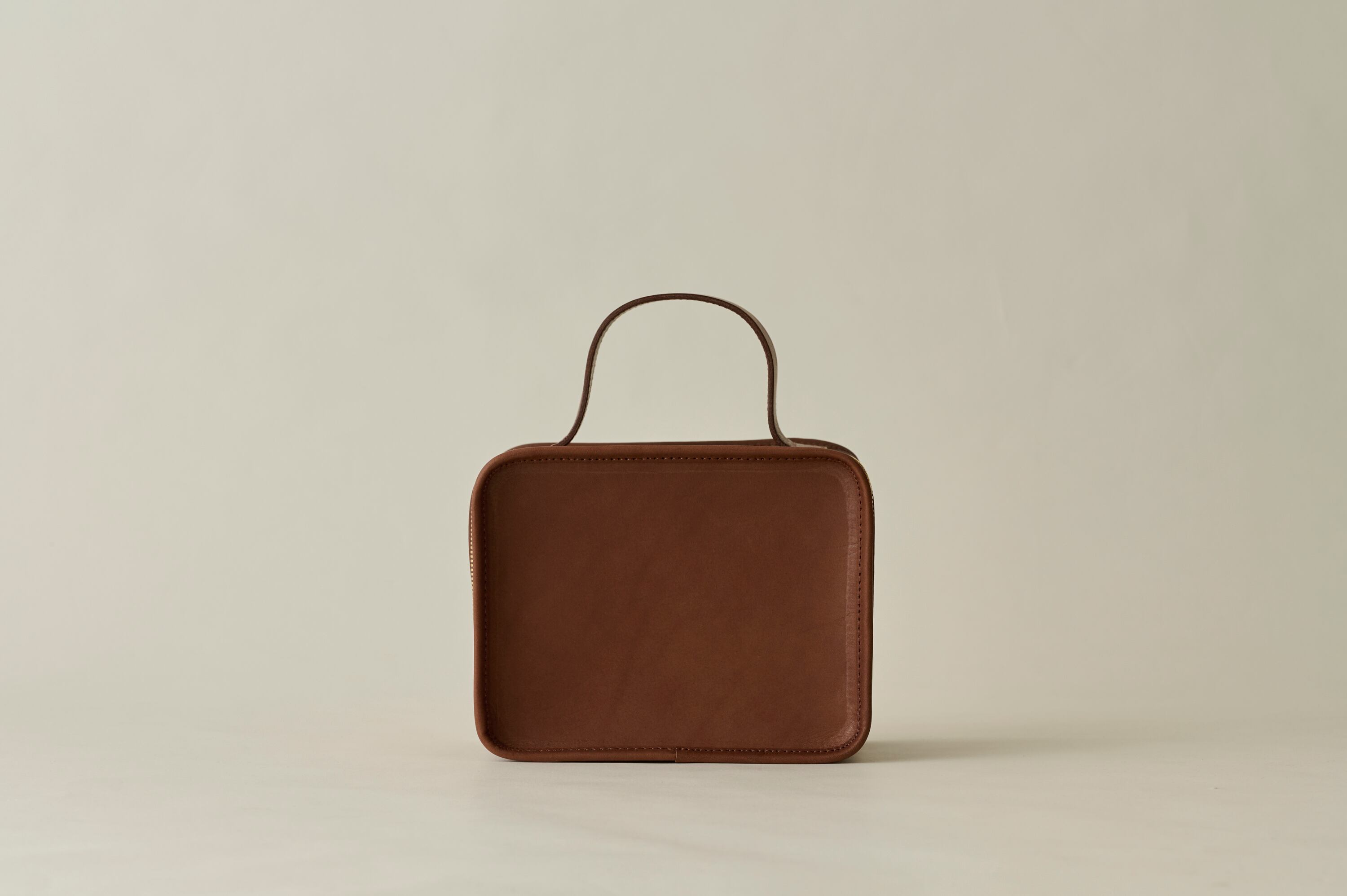 限定品 camel leather mini book bag アースレザー