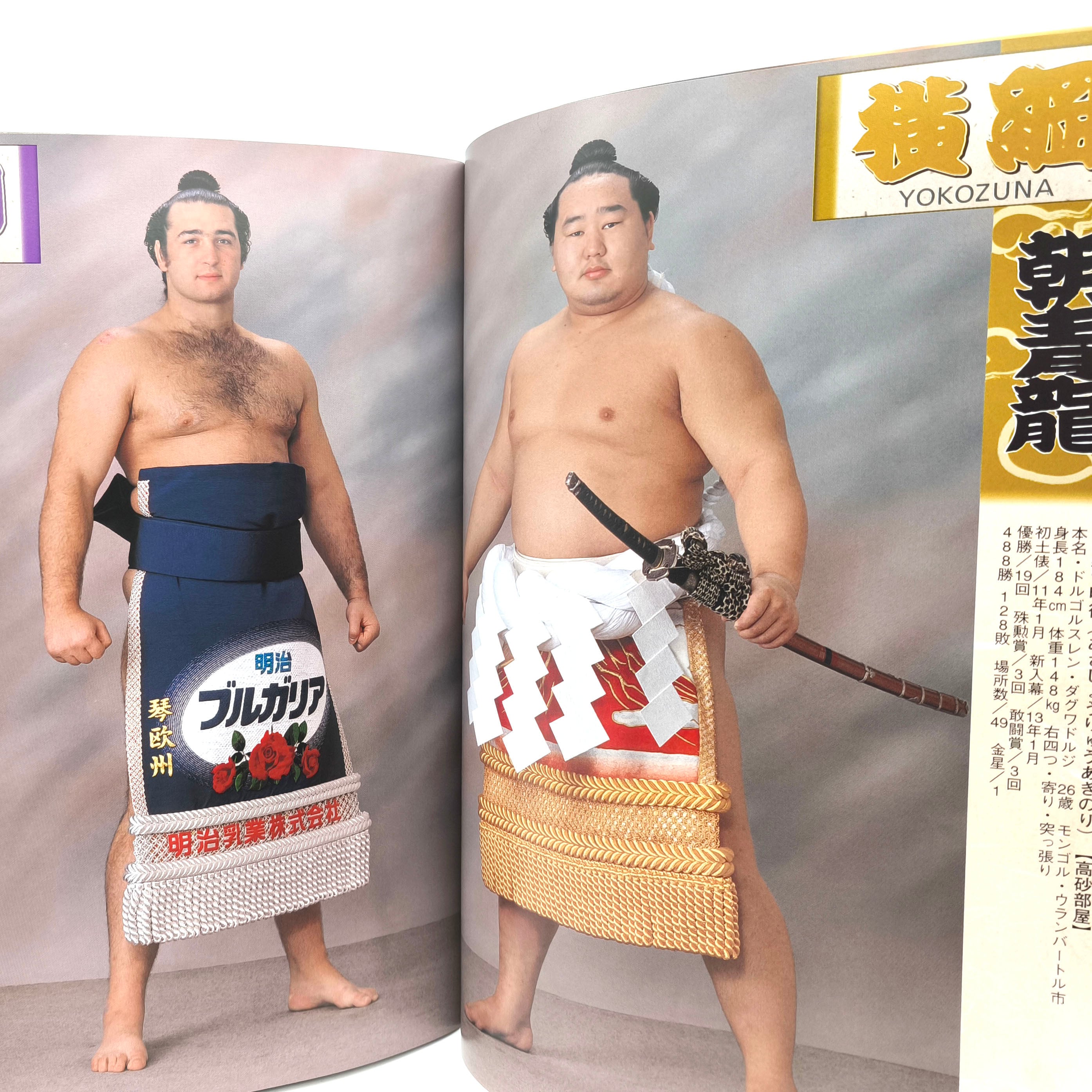 大相撲・パンフレット・2007年1月場所・直筆サイン入り・No.250725-27