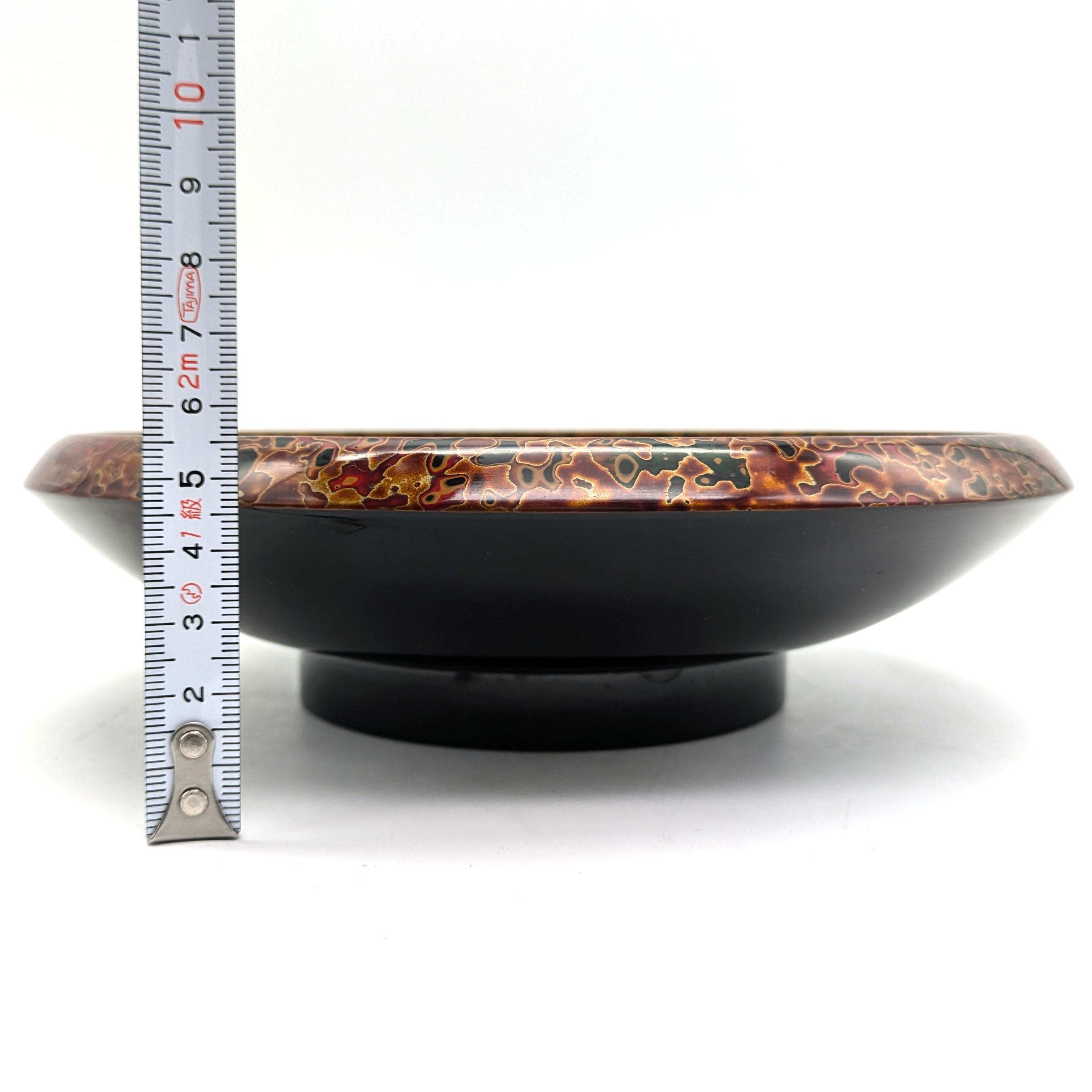 津軽塗（唐塗）バカ塗り・菓子器・漆器・伝統工芸・No.241103-14・梱包