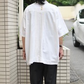 ~80's 3pocket cuba shirt white