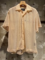 24SS YUKI HASHIMOTO(ユーキハシモト) / mesh open collar shirts / 241-01-0102M