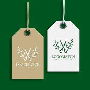 リーフのハサミWのロゴ