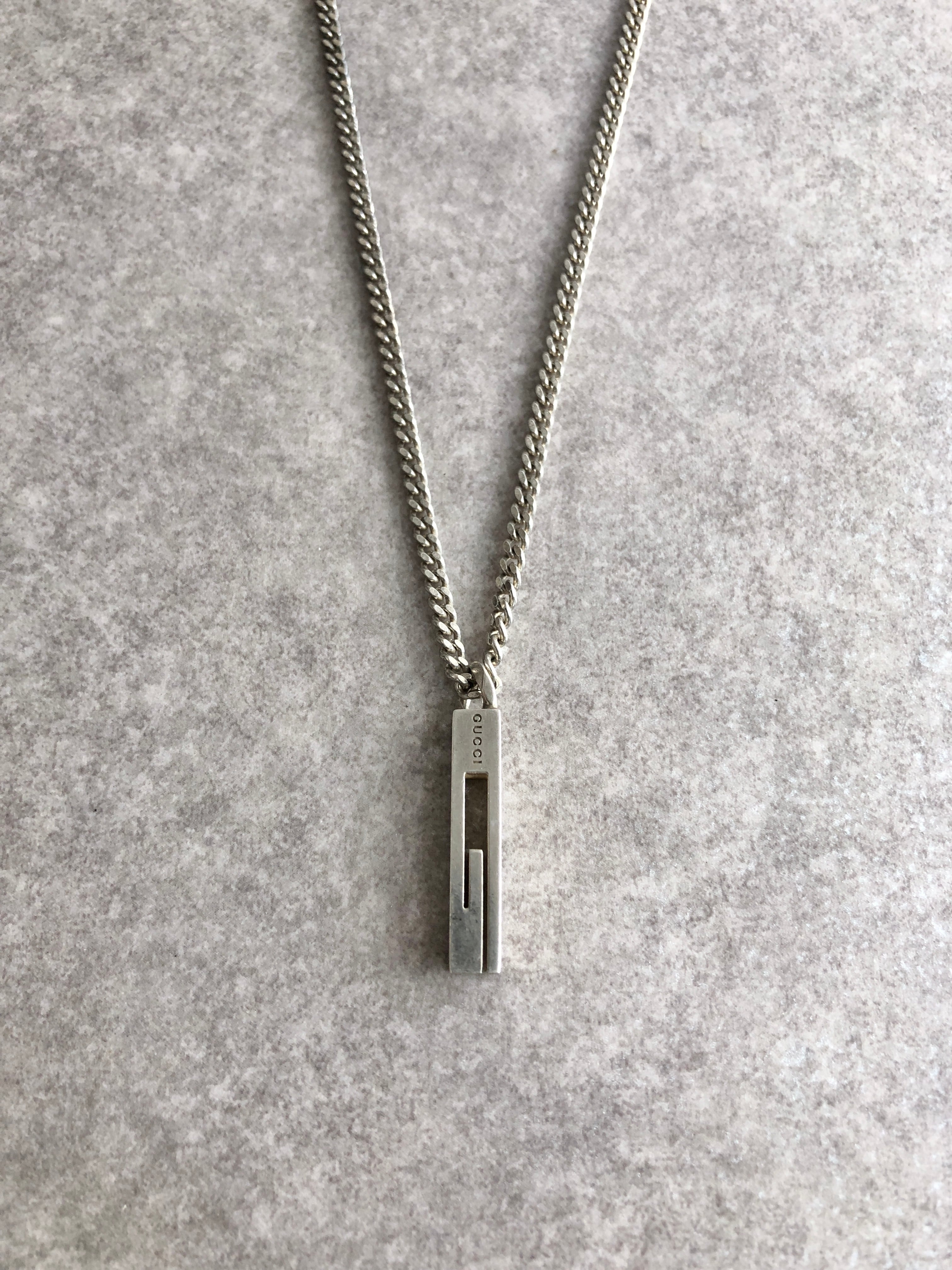 GUCCI グッチ ネックレス シルバー G 925 vintage ヴィンテージ