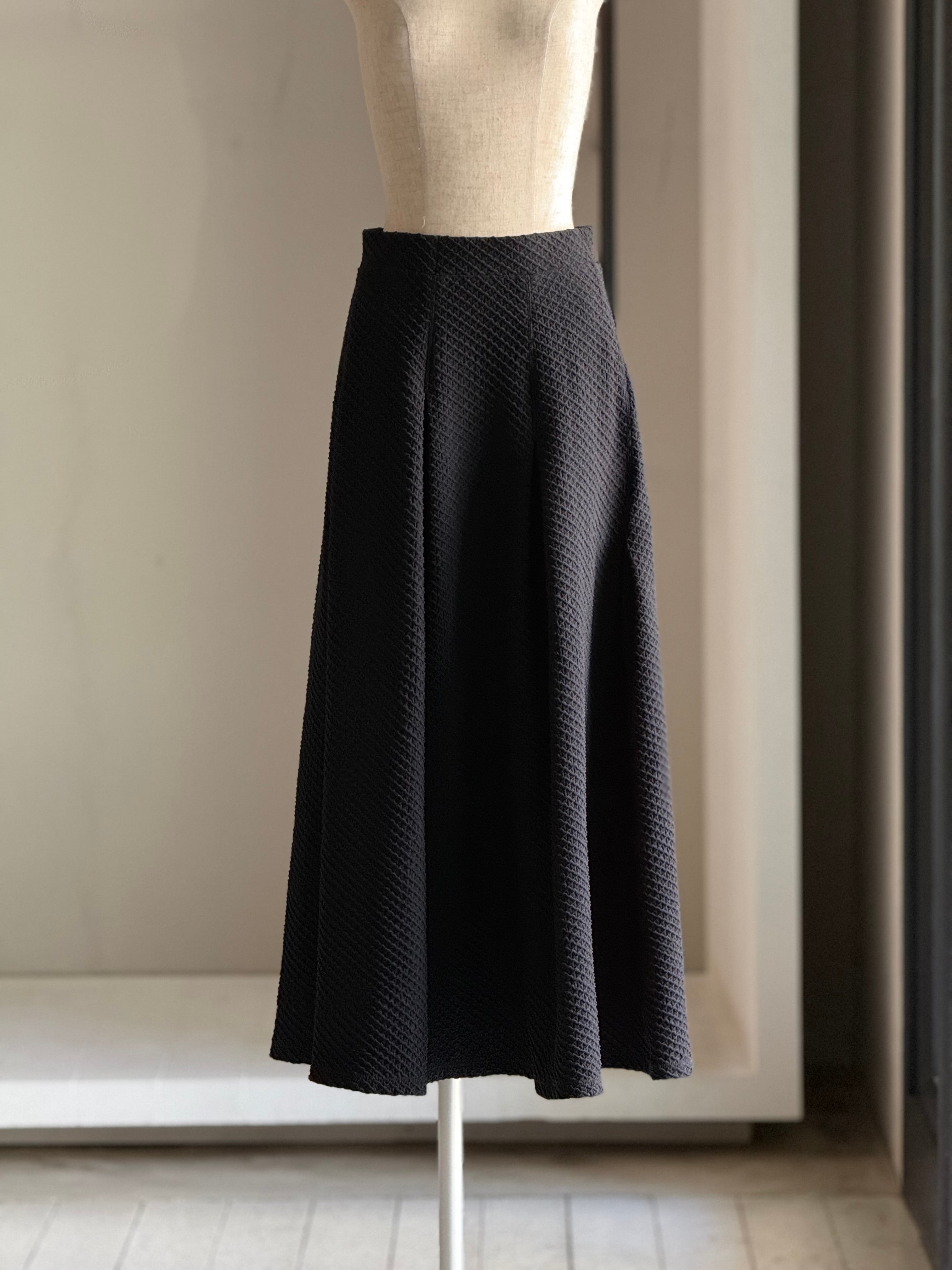 Mame Kurogouchi Velour Jersey I-Line Skirt | BASE