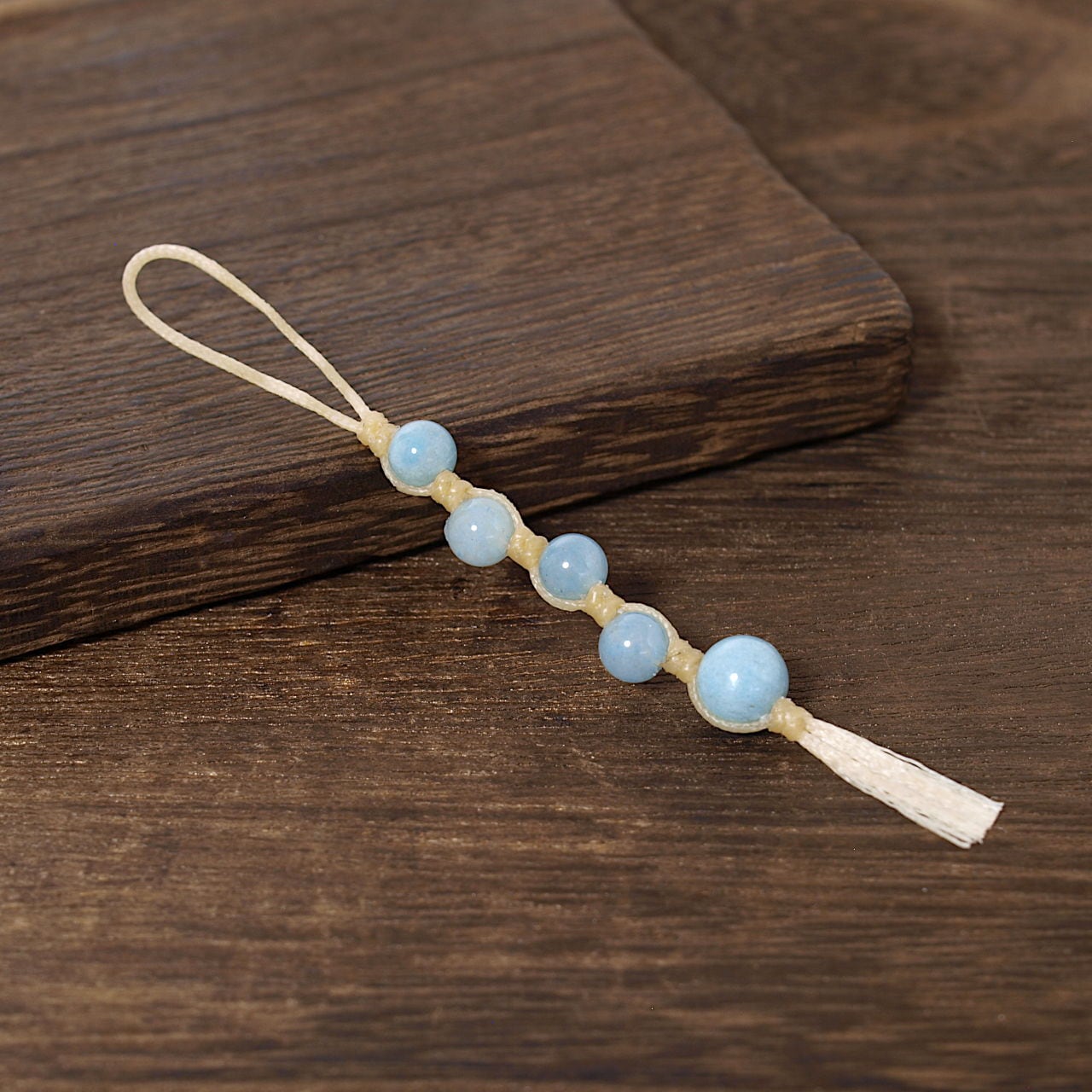 【限定】トロレアイトマクラメストラップ