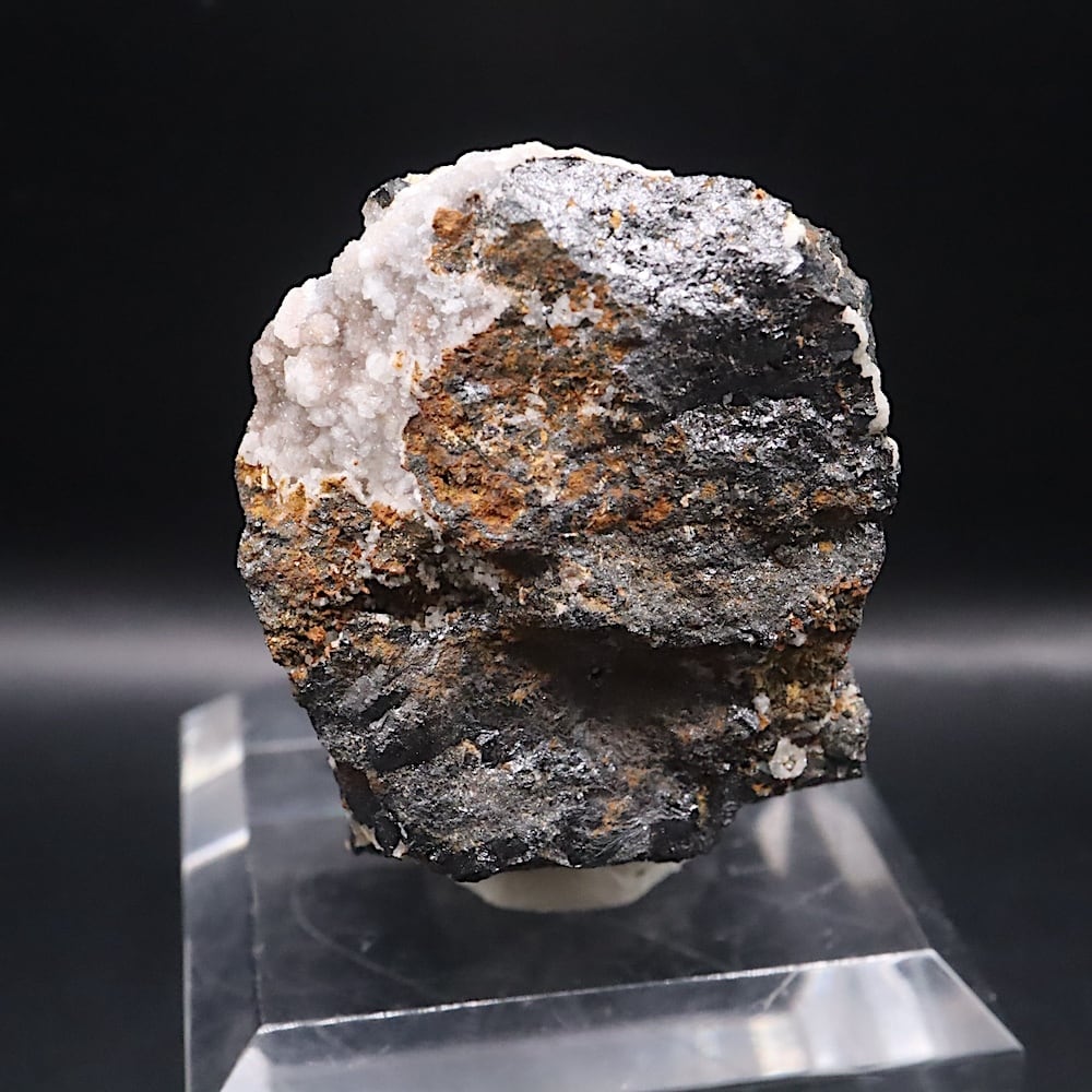 マグネタイト クォーツ 磁鉄鉱 水晶 141.7g ユタ州産 MGT120 原石