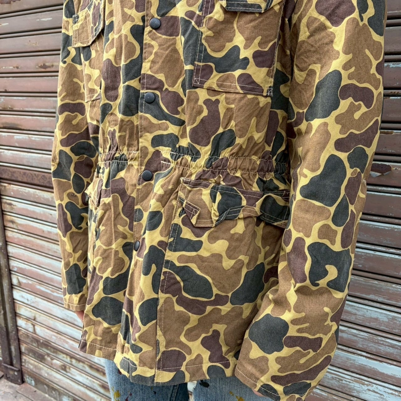 80s USA製 J&L Sports ダックハンターカモ ハンティングジャケット