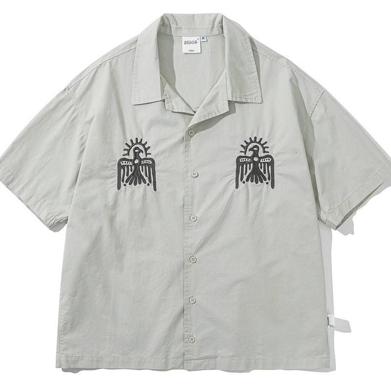 Embroidered S/S shirt 3176