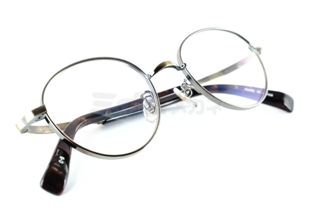 丹羽雅彦 メガネ NM-2025-103 C-5 ボストン クラシカル メタル チタン ニワマサヒコ 鯖江 日本製 正規品-4枚目