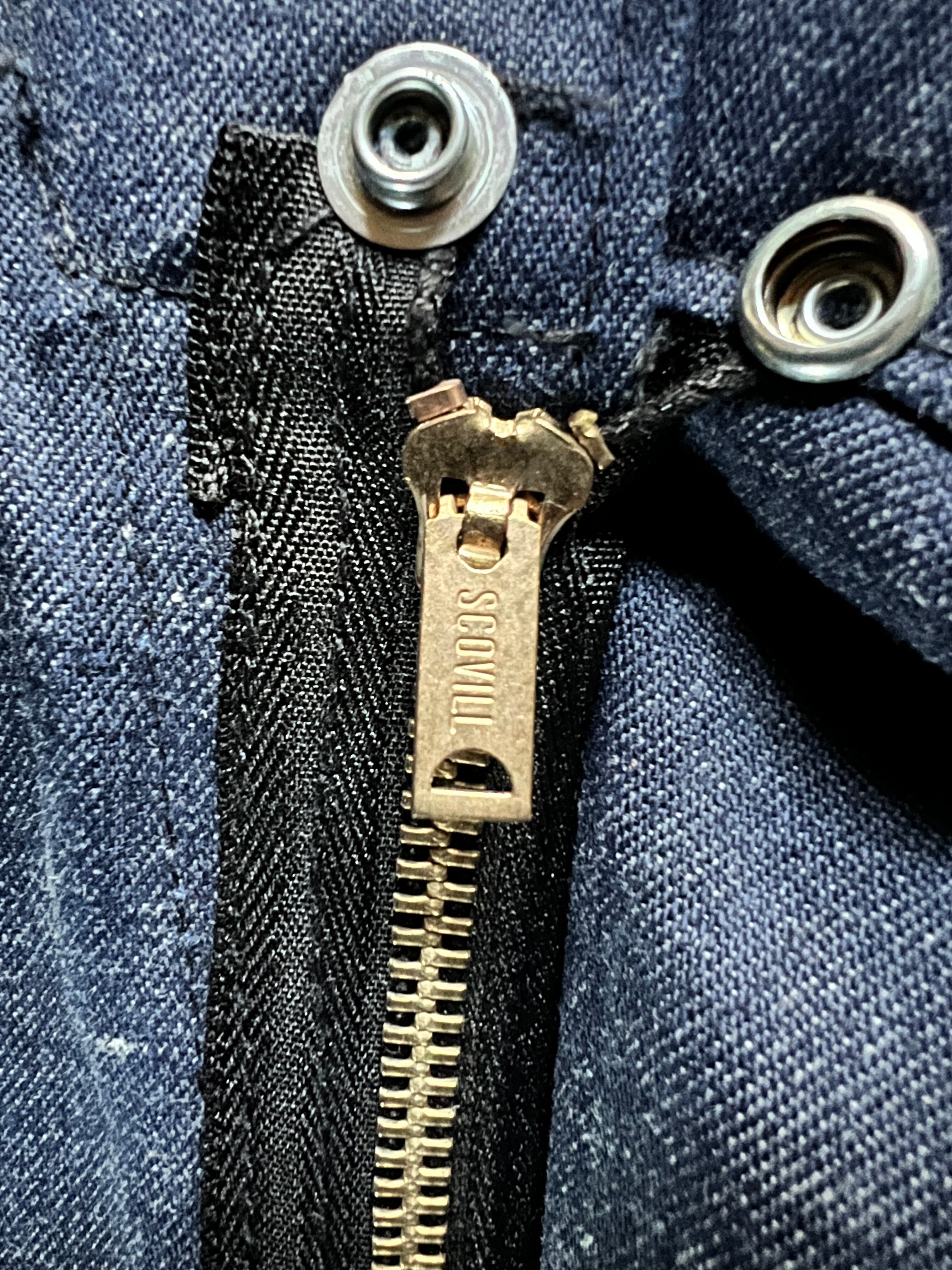 70's POINTER デニムオールインワン DEADSTOCK 表記(40×32)