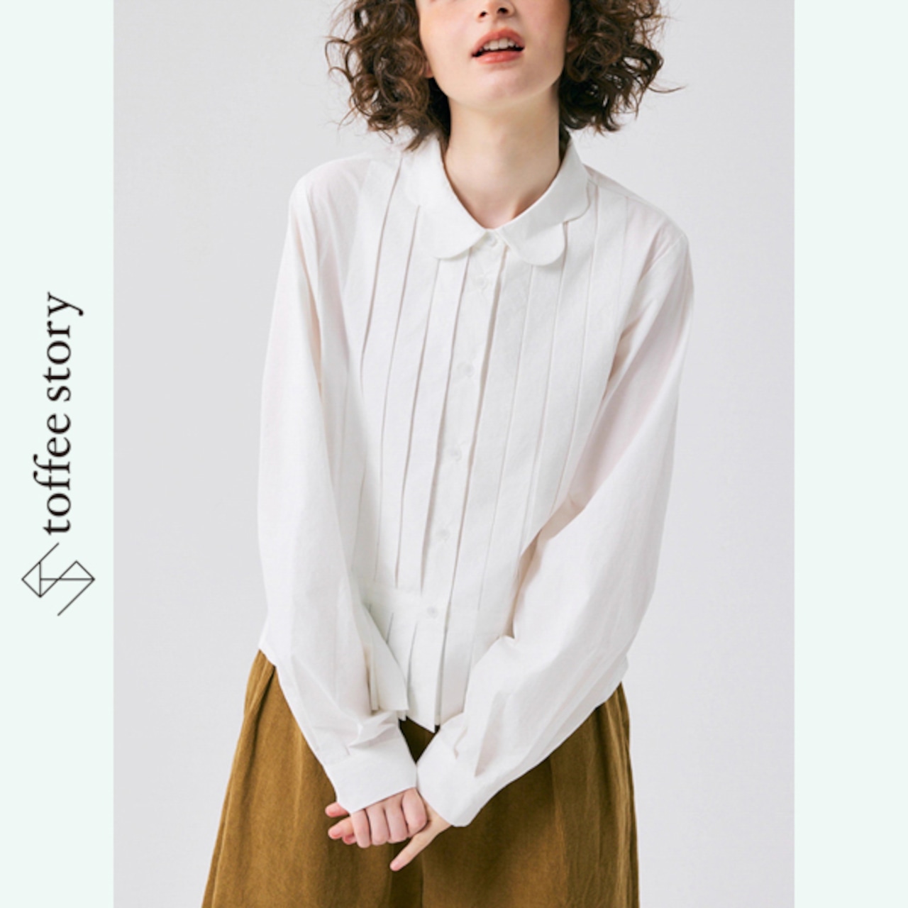 【2color】光を紡ぐプリーツとスカラップの調べ 《P0264》